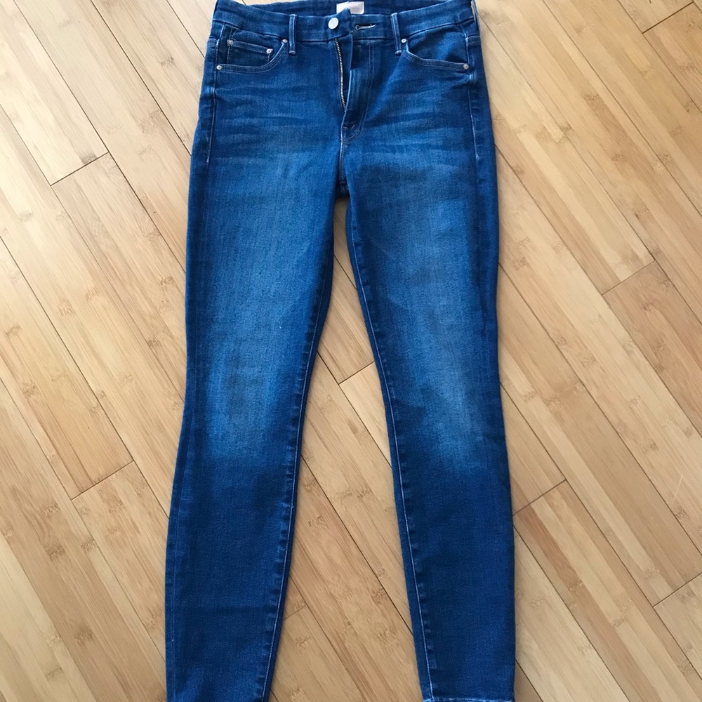 MOTHER high-waisted Looker in Balls of Yarn wash (barely worn)